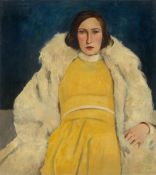 Willy Jaeckel. ”Dame in Gelb (Tänzerin)”. 1928