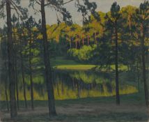 Walter Leistikow. Schlachtensee near Berlin. Circa 1900