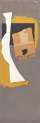 Robert Motherwell. ”In Gray with White Shape” (Collage). 1974