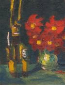 Emil Nolde. ”Kopfjäger und Georginen”. 1920