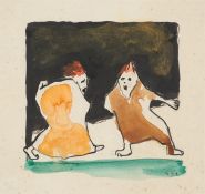 Emil Nolde. ”Weihnachtsgrüße an Familie Probst”. Before 1934