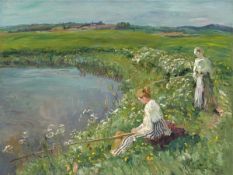 Philipp Franck. Fishing spot. 1921