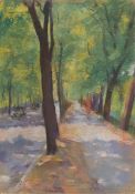 Lesser Ury. ”Tiergartenallee, Berlin”. 1920/25