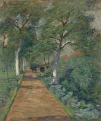 Theo von Brockhusen. Landscape with path. 1905