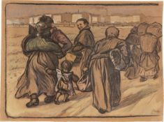 Heinrich Zille. Brushwood collectors.