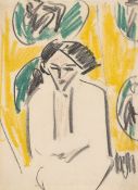 Ernst Ludwig Kirchner. Seated woman. Circa 1910