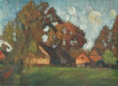 Otto Modersohn. Autumn in Fischerhude / Spring in Surheide. Circa 1925/1928