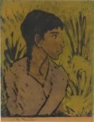 Otto Mueller. ”Zigeunerin im Profil”. 1926/1927