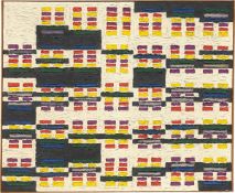 Alfred Jensen. ”Fû Hs´s Calendar” II. 1960