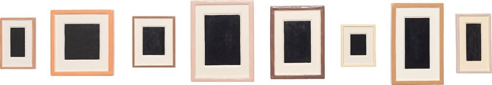 Allan McCollum. Eight Plaster Surrogates. 1982/1989