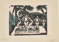 Max Pechstein. ”Akrobaten III”. 1912/18