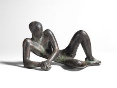 Karl-Heinz Krause. Small male reclining. 1970s