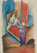 Georg Schrimpf. Postpartum. 1920s