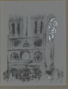 Marc Chagall. ”Notre-Dame en gris”. 1955