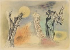 Edmund Kesting. Untitled (Landscape with meadows). 1950