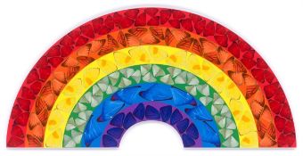 Damien Hirst. ”Butterfly Rainbow”. 2020