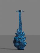 Neo Rauch and Rosa Loy. Model template for stage element (electric pole with bush). Circa 2018