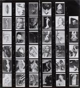 Man Ray. Contact sheet with 35 photographs, showing plates 35–69 of the book ”Photographs by Man ….