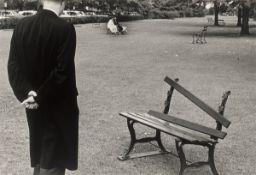 André Kertész. Broken Bench, September 20, New York. 1962