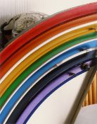 Roe Ethridge. Old Phone and Neon Rainbow. 2006