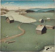 Nicolai Wassilieff. Nordic landscape. 1927