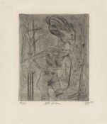 Otto Dix. ”Alte Dirne”. 1922