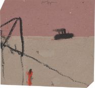 Karl Bohrmann. Untitled (Red woman and steamer). 1994