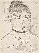 Max Beckmann. ”Bildnis Käthe Carl”. Circa 1916/1920