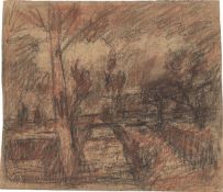 Otto Modersohn. Moorlands with canal. Circa 1936