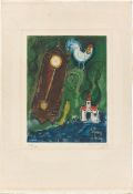 Marc Chagall. ”L'Horloge – Le Pendule”. 1956