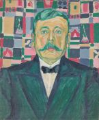 Heinrich Maria Davringhausen. ”Porträt eines Mannes”. 1912