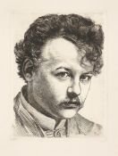 Karl Stauffer-Bern. ”Erstes Selbstbildnis”. 1885