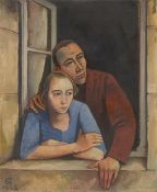 Karl Hofer. ”Paar am Fenster”. 1925