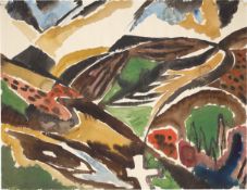 Ernst Wilhelm Nay. ”Taunuslandschaft”. 1939