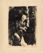 Emil Nolde. ”Frau im Profil (Frau, Profil)”. 1910