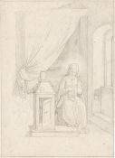 Friedrich Overbeck. Mary before the Annunciation. Circa 1815/20