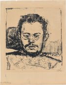 Max Pechstein. ”Bildnis Schmidt-Rottluff”. 1908