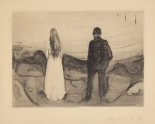 Edvard Munch. ”Zwei Menschen (Die Einsamen)”. 1894