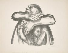 Käthe Kollwitz. ”Saatfrüchte sollen nicht vermahlen werden”. 1941