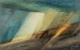 Lyonel Feininger. ”Düne im Lichtstrahl I” (”Dune, Ray of Light I”). 1933