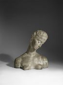 Wilhelm Lehmbruck. ”Büste der Knienden (Geneigter Frauenkopf)”. 1912/14