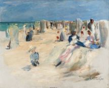 Max Liebermann. ”Am Strand von Noordwijk”. 1908
