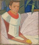 Hermann Glöckner. ”Mädchen mit Frucht”. 1927