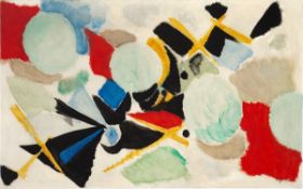 Ernst Wilhelm Nay. ”In gelber Begleitung”. 1955