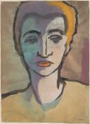Emil Nolde. ”Frauenbildnis”. 1920s