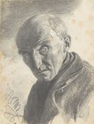 Adolph Menzel. Head of an Old Man. 1886