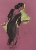 Emil Orlik. ”Tänzerin Miss Macara I”. Circa 1909