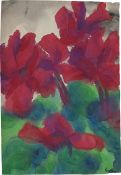Emil Nolde. ”Violettes Alpenveilchen”. 1915/18