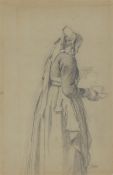 Wilhelm Leibl. ”Mädchen mit Tasse”. Circa 1868/71