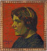 Arthur Segal. Portrait Emmy Nienburg. 1910
